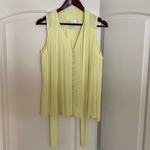 Pleated Blouse with tie, MM Couture by Miss Me, size M